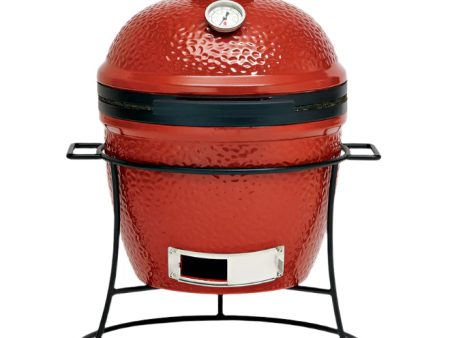 Kamado Joe Jr. Ceramic Grill & Smoker (Red) - 13.5  Hot on Sale