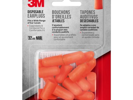 3M 32 dB Disposable Ear Plugs - Orange - 8 Pairs Online now