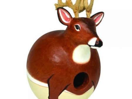 Songbird White-tailed Deer Gord-O Birdhouse For Discount