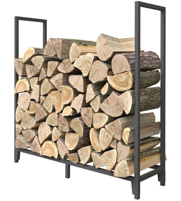 Panacea Powder-Coated Steel Log Rack For Discount