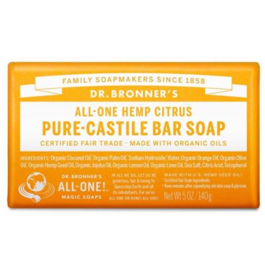 Dr. Bronner s Organic Fair Trade Pure-Castile Bar Soap - 5 oz. Sale