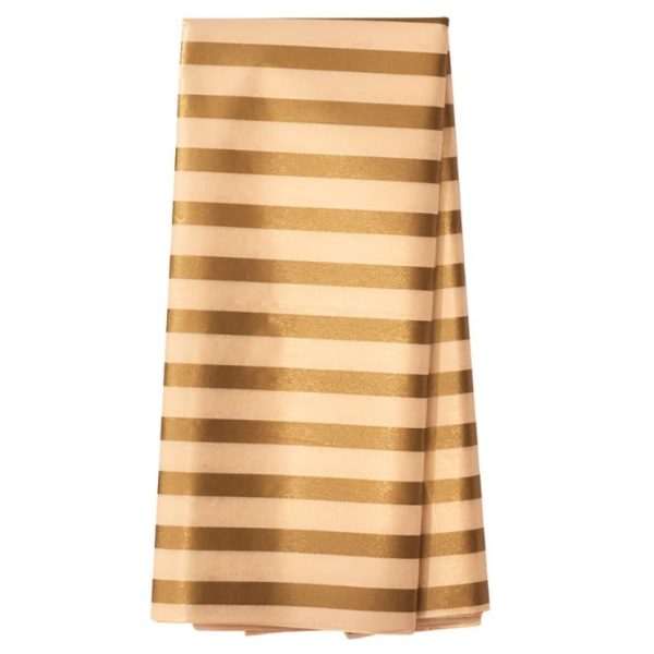 Tissue Paper - Gold Stripes - 20  x 30  - 8 pc. Sale