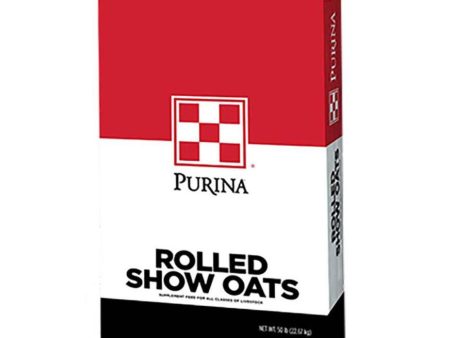 Purina Rolled Show Oats Feed - 50 lb. Fashion