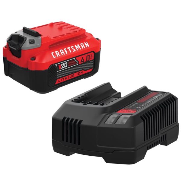 Craftsman V20 20V 4Ah Lithium-Ion Battery & Charger Sale