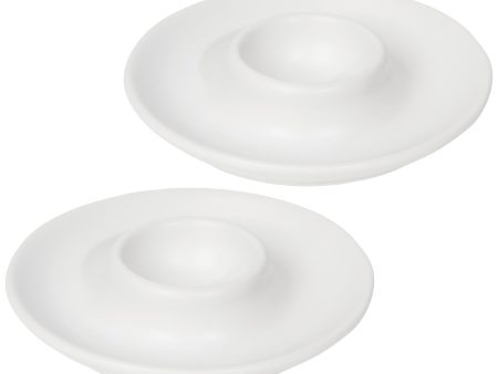 Now Designs Matte White Stoneware Egg Cups - 2 pc. For Cheap