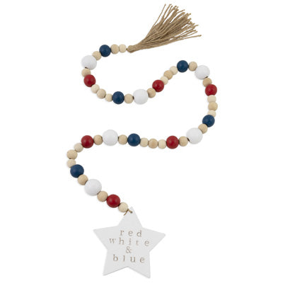 Patriotic USA Beaded Garland - 3  For Sale