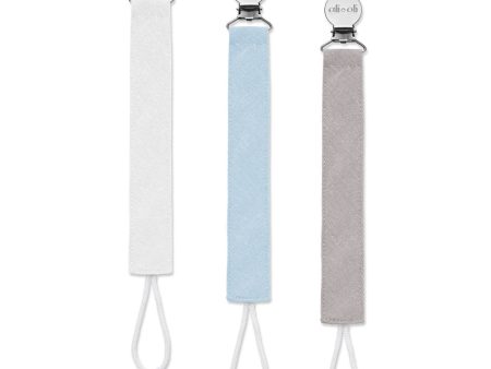 Ali + Oli Linen Pacifier Clips Hot on Sale