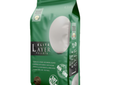 Texas Natural Feeds Elite Layer Poultry Feed Pellets - 50 lb. Fashion