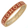 Texas Longhorns Enamel Hinge Bangle Supply