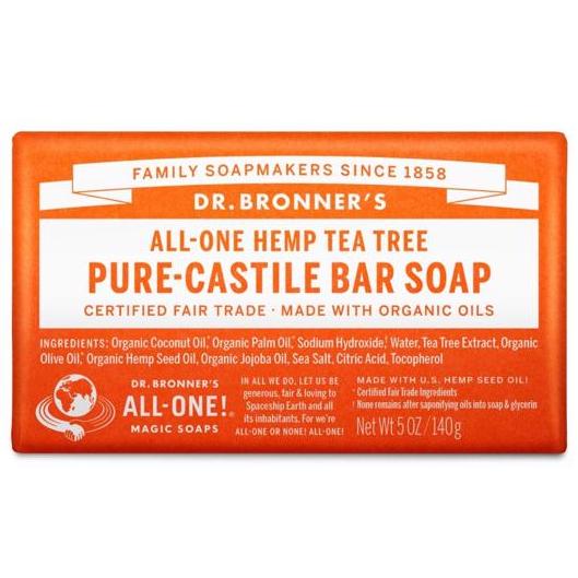 Dr. Bronner s Organic Fair Trade Pure-Castile Bar Soap - 5 oz. Sale