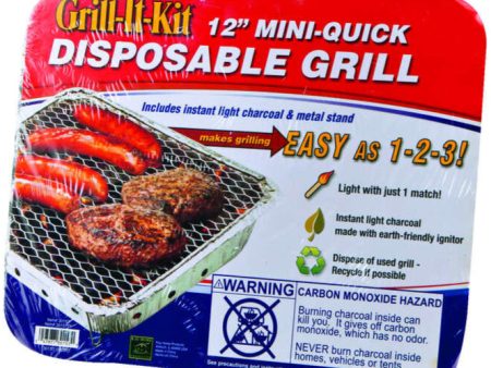 Grill-It-Kit Disposable Camping Grill Kit - 12  Online