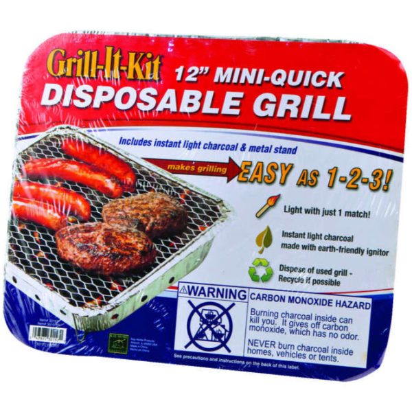 Grill-It-Kit Disposable Camping Grill Kit - 12  Online