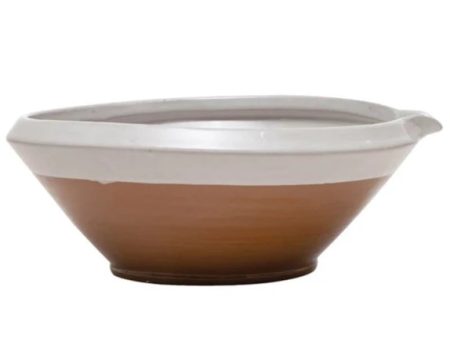 Stoneware Batter Bowl w  Reactive Glaze Online now