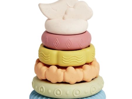 Love You to the Moon  Teething & Stacking Toy - 6 pc. Hot on Sale