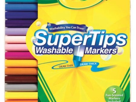 Crayola SuperTips Markers (Assorted) - 20 pc. Hot on Sale