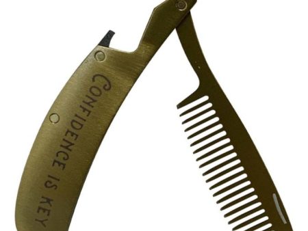 Trixie & Milo Foldable Beard & Mustache Comb on Sale