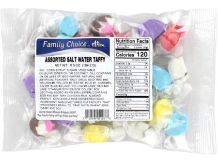 Family Choice Assorted Salt Water Taffy - 6.5 oz. For Discount