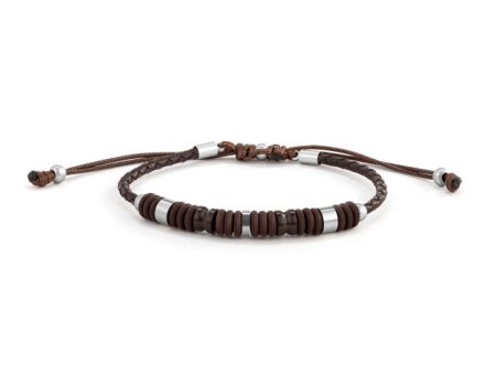 Men s Leather Cord Bracelet Hot on Sale