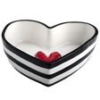 Stoneware Red Heart Dish - 6  Online