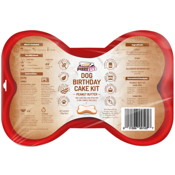 Puppy Cake Birthday Cake Kit for Dogs - 10 oz. Fashion