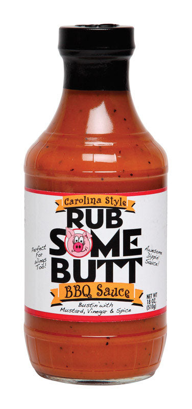 Rub Some Butt Carolina Style Mustard BBQ Sauce - 18 oz. For Cheap