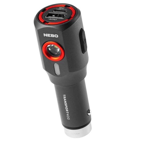 NEBO Transport 400 Car Charger & Flashlight Online Sale