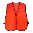 Reflective Orange Safety Vest (One Size) For Discount