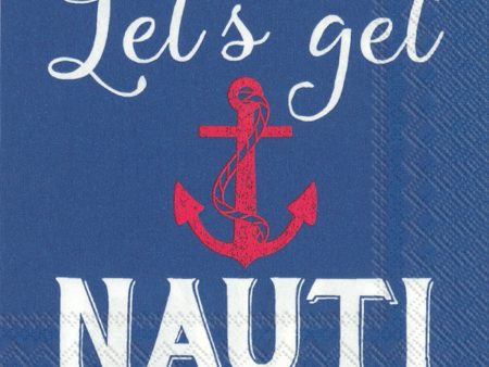 Let s Get Nauti  Paper Cocktail Napkins - 20 pc. Online