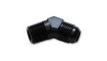 Vibrant -16AN to 1in NPT 45 Degree Elbow Adapter Fitting Discount