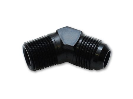 Vibrant -8AN to 3 8in NPT 45 Degree Elbow Adapter Fitting Online now