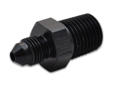 Vibrant -4AN to 3 8in NPT Straight Adapter Fitting - Aluminum on Sale